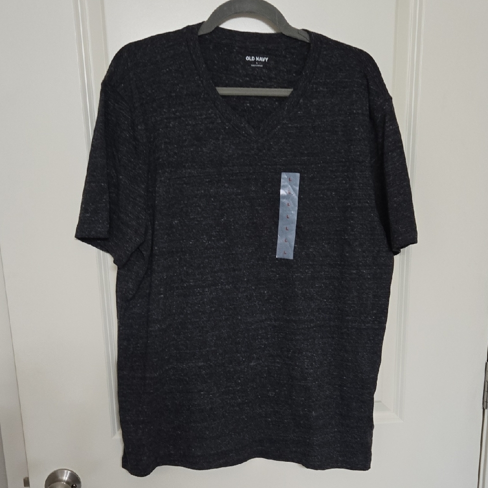 Old Navy Women's Black V-Neck Tee